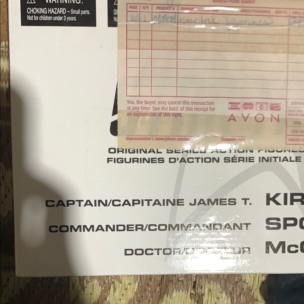 Avon Captain Kirk Action Figure